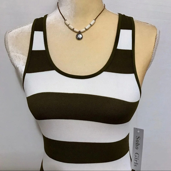 Soho Girls NWT Racerback Tank Top for Juniors OS (S-L) - Picture 2 of 8